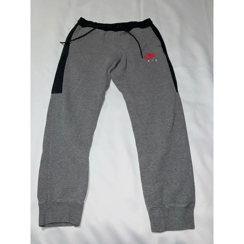 Nike Air Tech Fleece Sweatpants Sportswear Men's Size L Grey Drill Streetwear